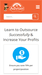 Mobile Screenshot of outsourcingadviser.com